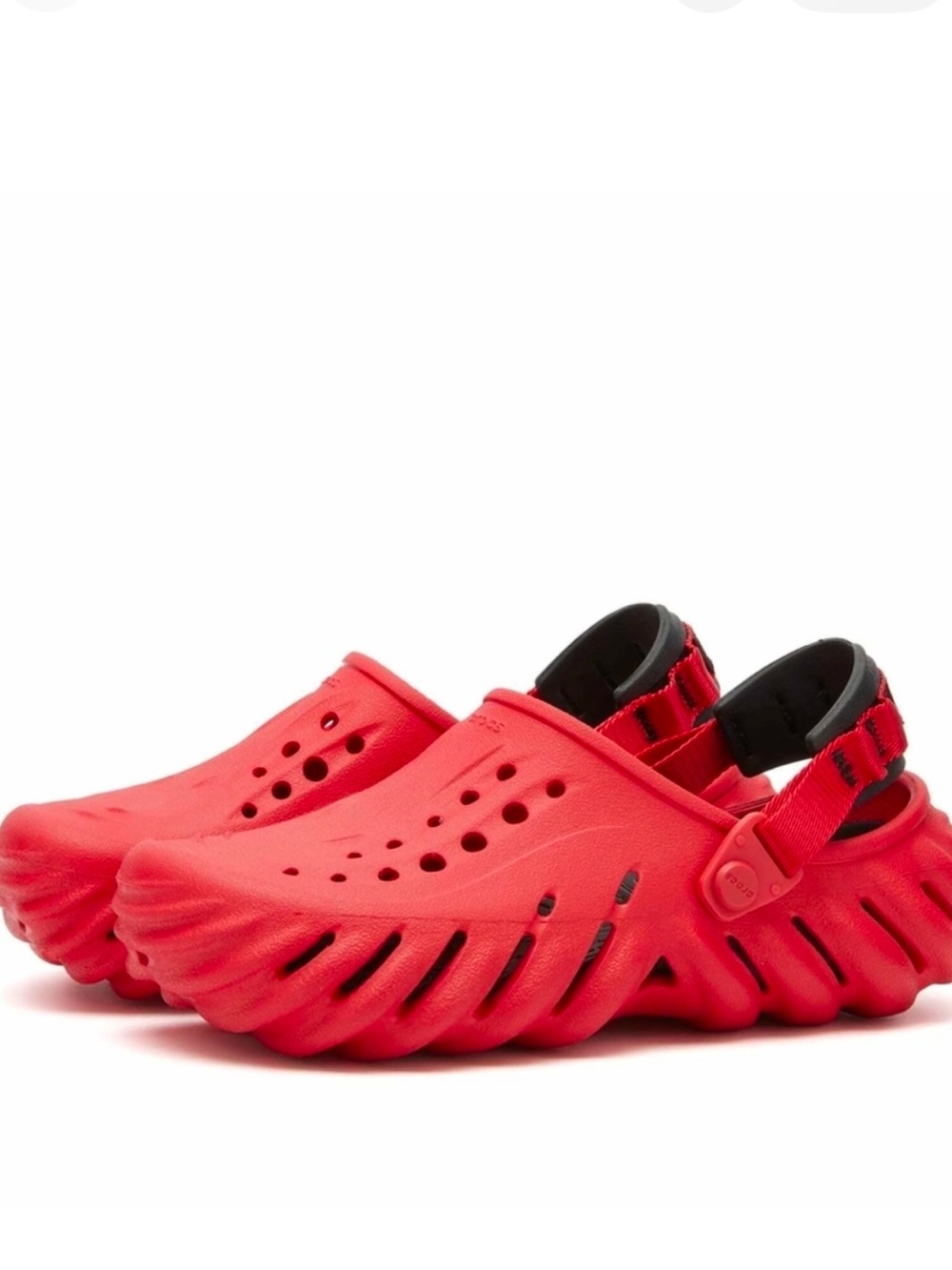 CROCS Kids' Echo Water Clog in varsity red